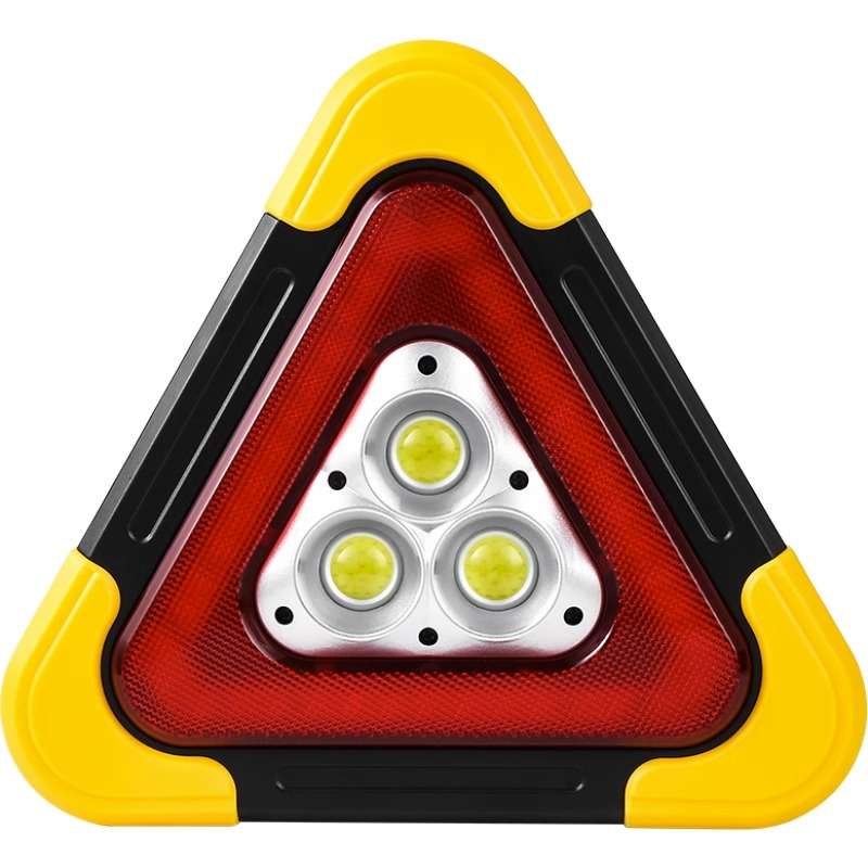 三角架警示灯LED多功能汽车应急灯太阳能车载用品警示牌充电爆闪