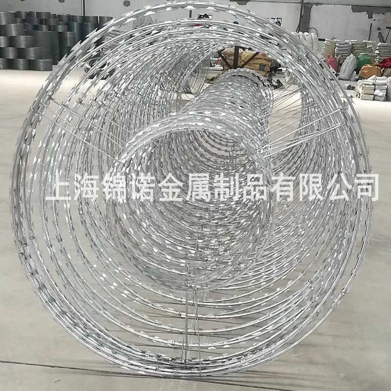 供应焊接刀片刺网 不锈钢刀片刺网 刀片刺绳刺网
