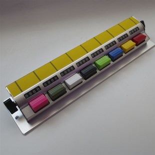 快速发货车流计八联排8连分类计数器D 8位血球分类 8连体铝合金手