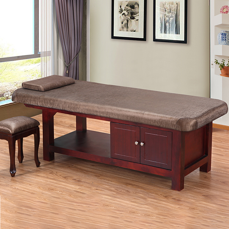 速发实木泰粗床加式按摩床推不床美体采耳床院床拿响