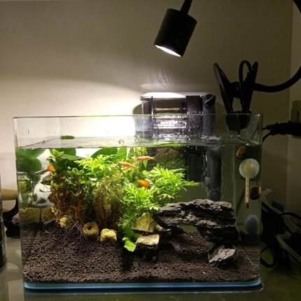 南美缸led鱼缸射灯小夜灯水族水草缸异型鱼三湖鱼原生缸射灯养鱼