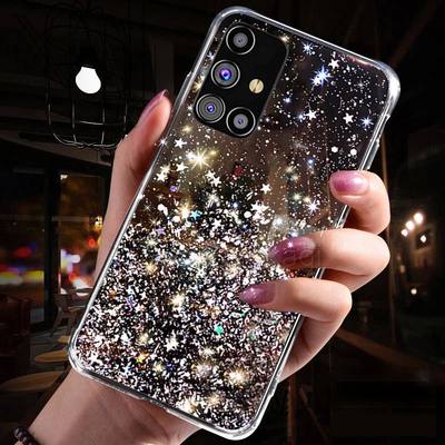 Glitter Star Case for Samsung Galaxy M12 M32 A22 A32 5G M31S