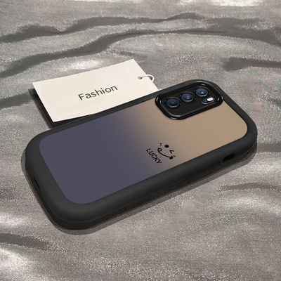 适用OPPORENO6Pro手机壳渐变