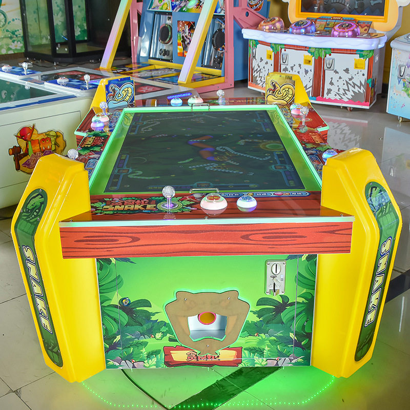 六人贪食蛇大作战投币游戏机儿童益智多人同台竞技电玩设备定制