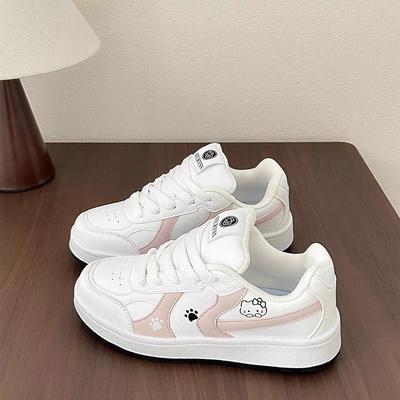 小众设计小白鞋女鞋轻便面包鞋2025年秋季低帮学生运动休闲板鞋