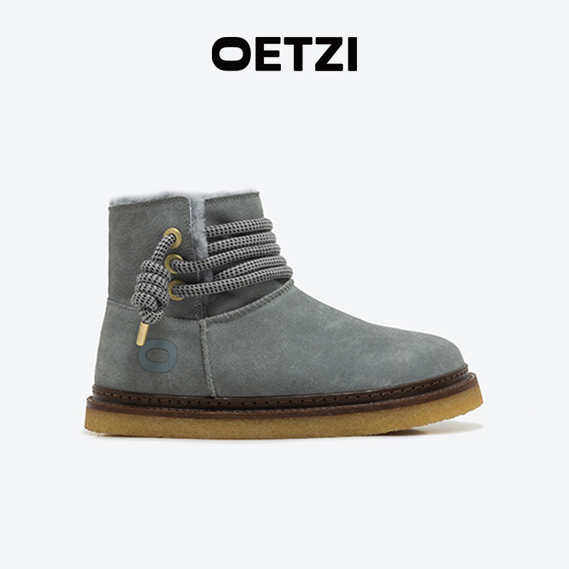 OETZI冰人丑萌雪地靴女款2时尚雪地靴