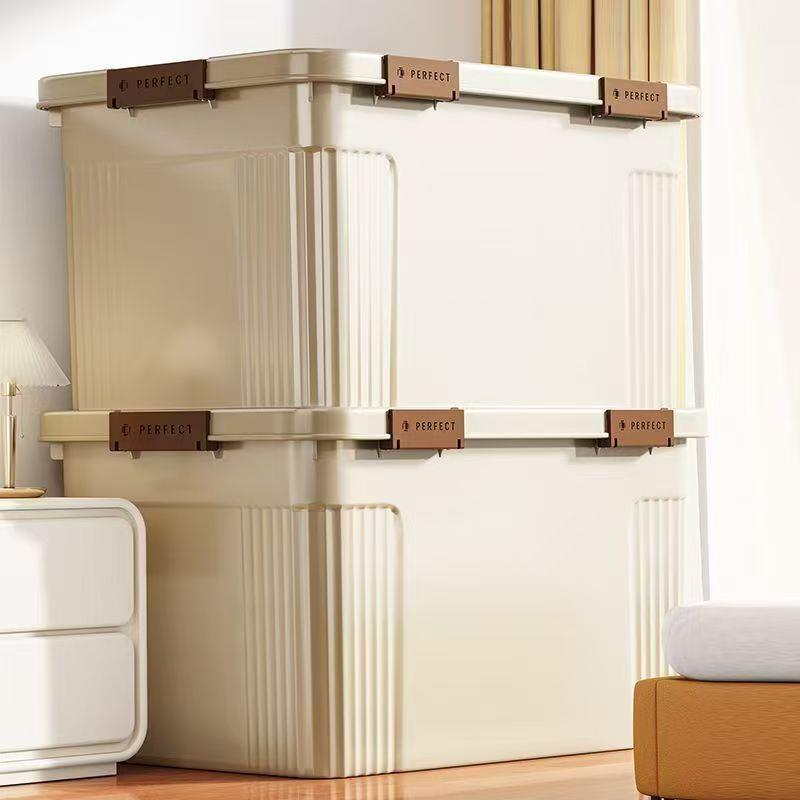 超厚收纳箱大容量家用衣物玩具收纳柜直角收纳箱简易衣柜棉被整理