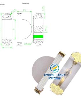 高亮侧面LED贴片灯珠1206侧面紫色LED发光管1204紫色紫光3210紫灯