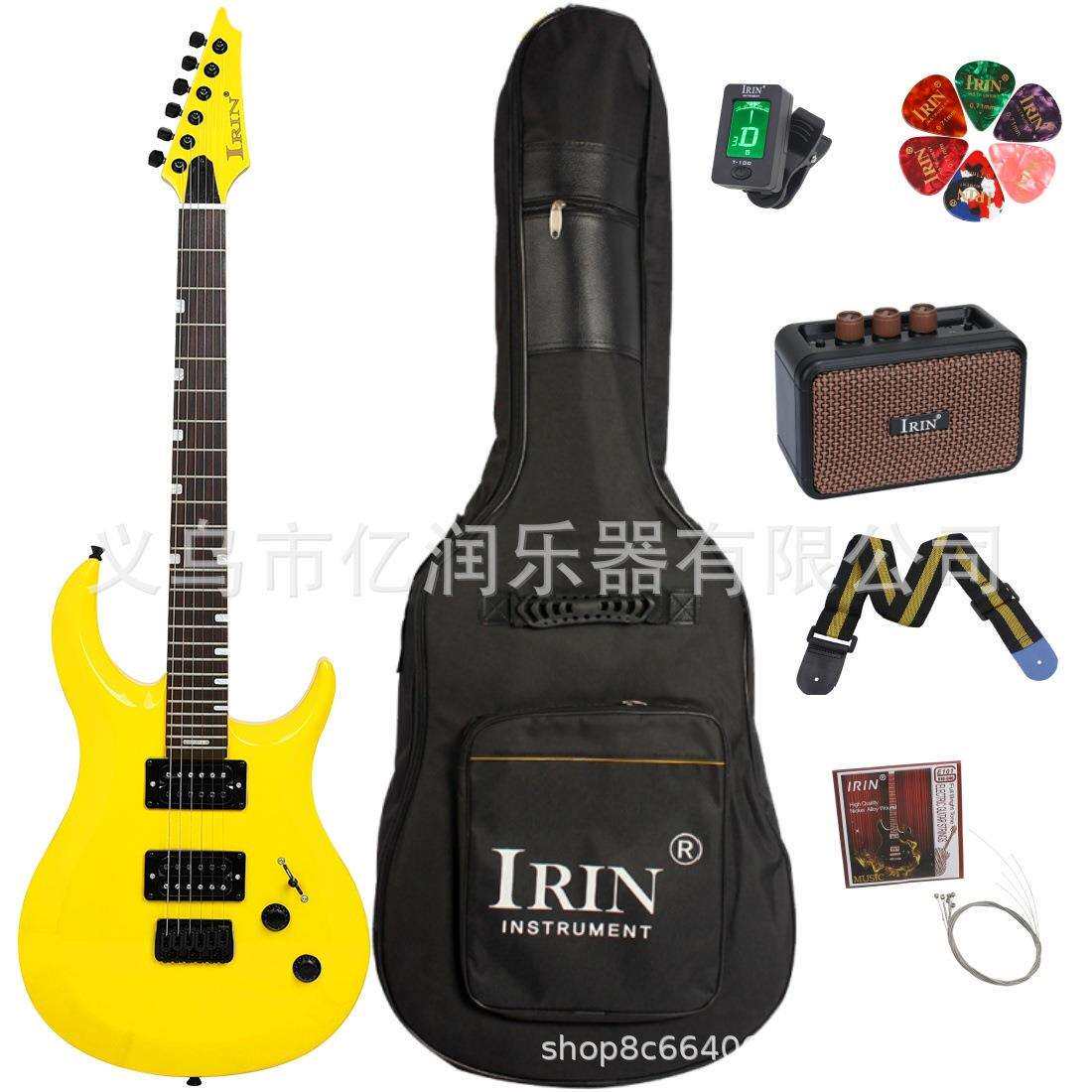 爱润24品电吉他自带双双拾音器专业演奏级电吉他套装摇滚弹拨乐器