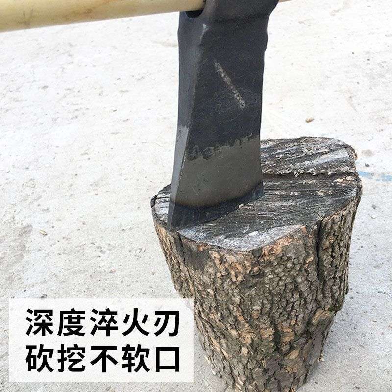 镐头户外多功能洋镐农用挖桩树根锄头挖笋两用登山十字镐挖土工具