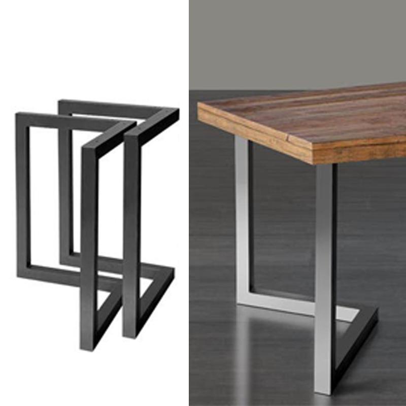 桌腿办公桌脚桌腿台脚架工作台架茶几餐桌腿支架金属 桌脚