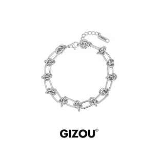 极昼GIZOU王一珩同款手链男款高级感钛钢不掉色配饰酷飒风配饰