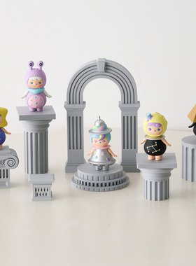 泡泡玛特家居陈列摆件静物拍照