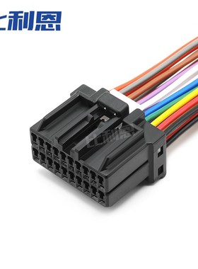 174044-2TE型汽车连接器 升窗器总成插头174045-2 针座线束接插件