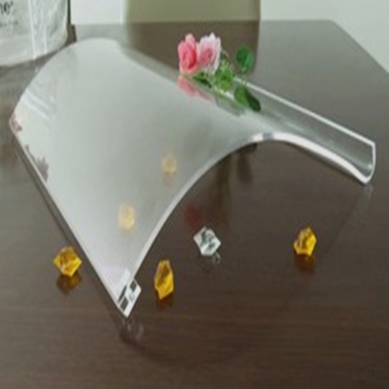 弧形亚克力热弯板折弯直角 有机玻璃异型弯曲 透明亚克力弧形加工
