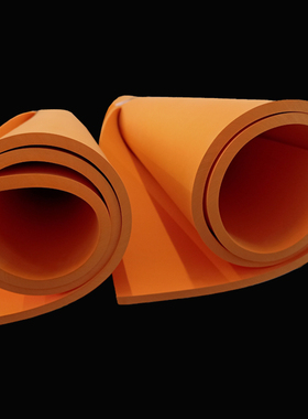 刀模泡棉弹垫50度橙色高弹不干胶压痕机45W刀模海绵垫刀版弹垫