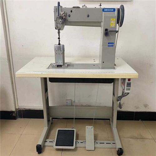 加长汽车脚垫平缝机 明线双针厚料立柱高头罗拉车 鞋面工业缝纫机