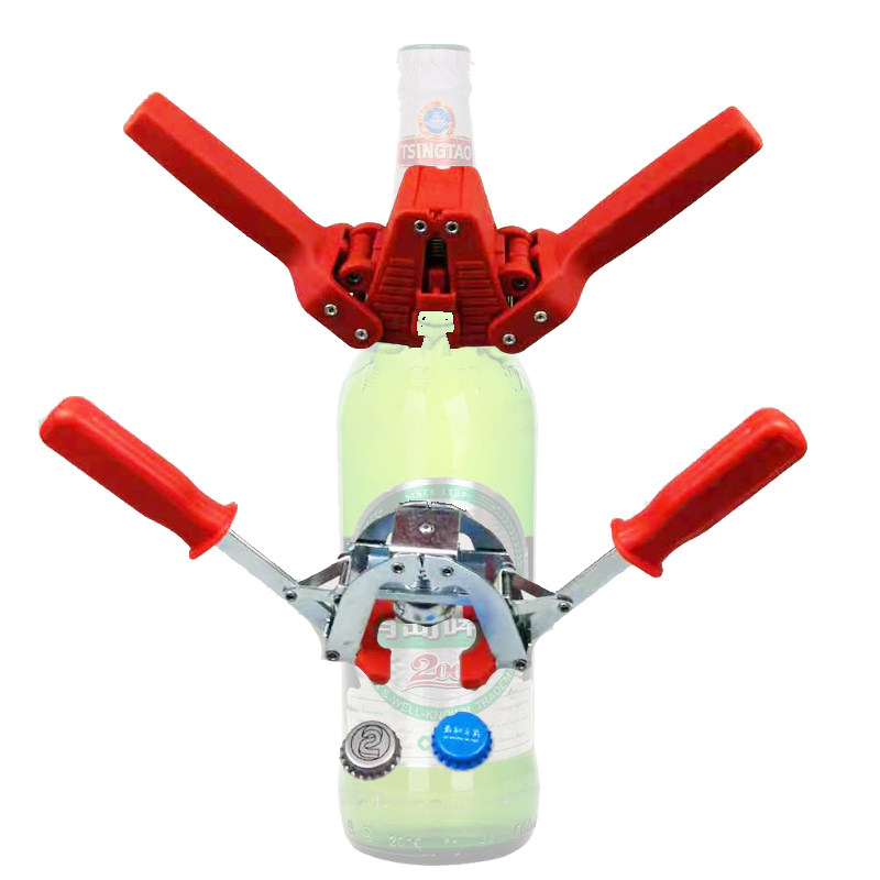 啤酒瓶压盖机手动封口器压盖器精酿酒封口机器双手柄压盖锁口设备