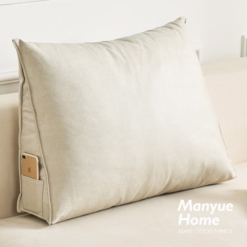 M.life 北欧jins科技布沙发护腰靠背垫床头午睡纯色软包靠枕不含,居家布艺,靠垫/抱枕,淘宝优惠券,粉丝福利购,淘宝优惠卷
