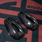 小牛电动车UQI 蜂窝碳纤维AOS4后视镜反光镜 九号E200P改装 N1S