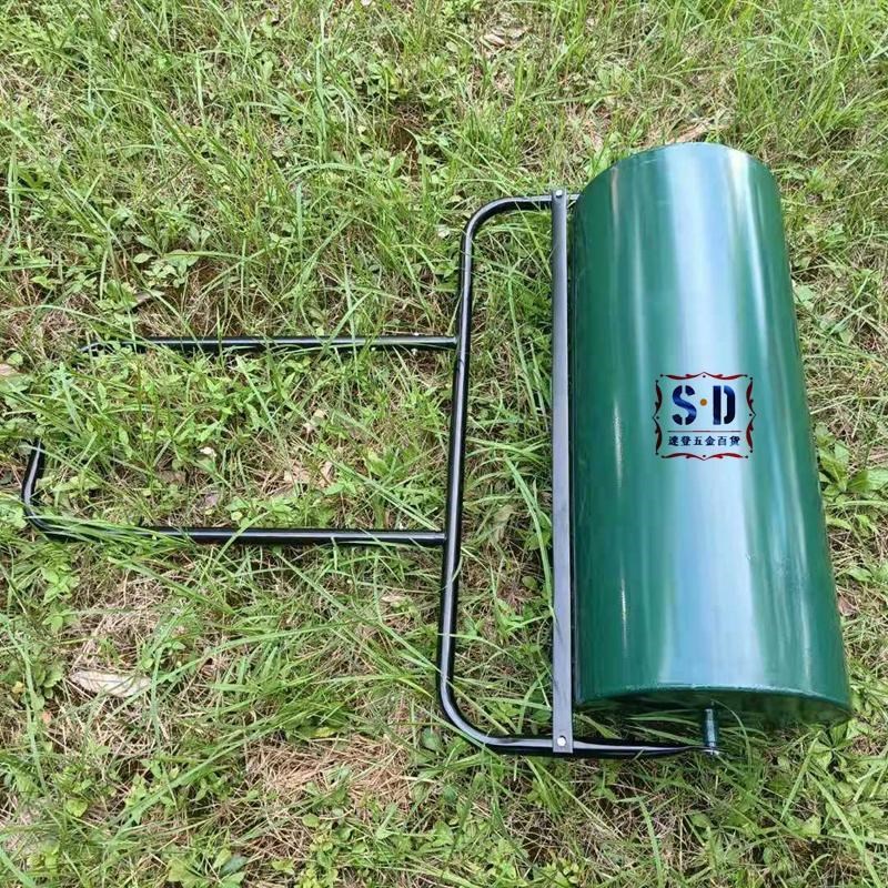 重型草地压平滚筒花园铺草v皮动力滚压草坪人工绿化碾压杂草滚桶