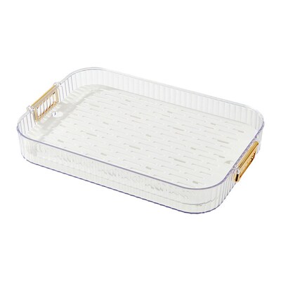 JOJOS L. PD.package.茶盘家用双层沥水托盘简约方形W客厅  链