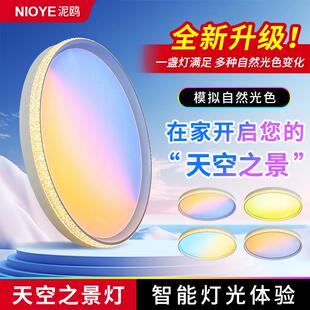 天奢境灯晴69-天景空然灯自光卧彩色轻全光谱室水晶圆形智能青天