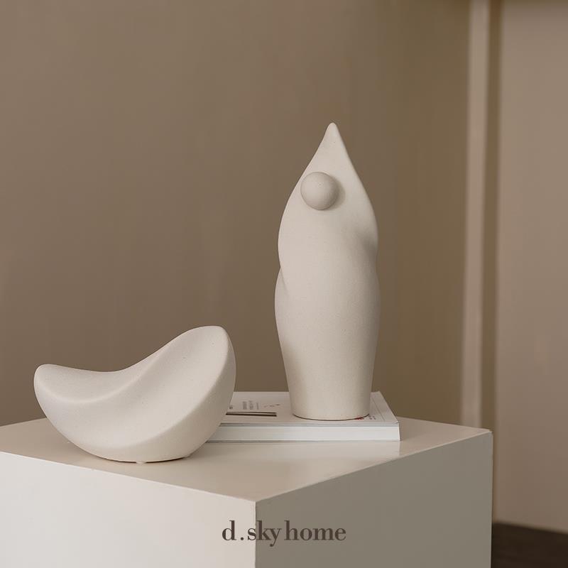 清仓 中式艺新术沙艺术亲子釉抽象工品艺 创意玄关玉璧复装饰品古