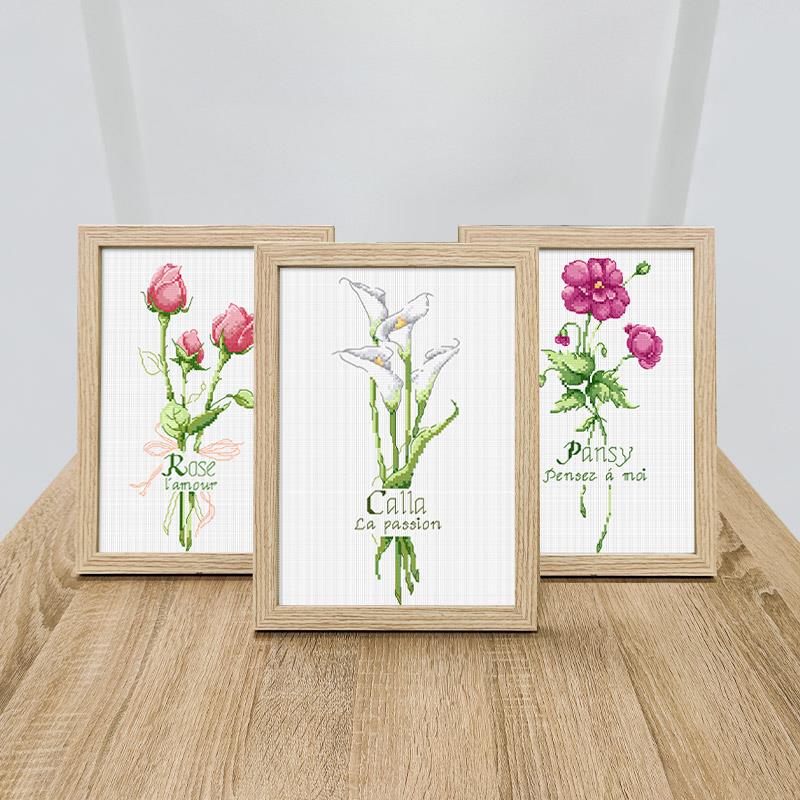 k定s十字绣画四季娃娃画框实用2024新款小9ZA-247件新手优雅馨情