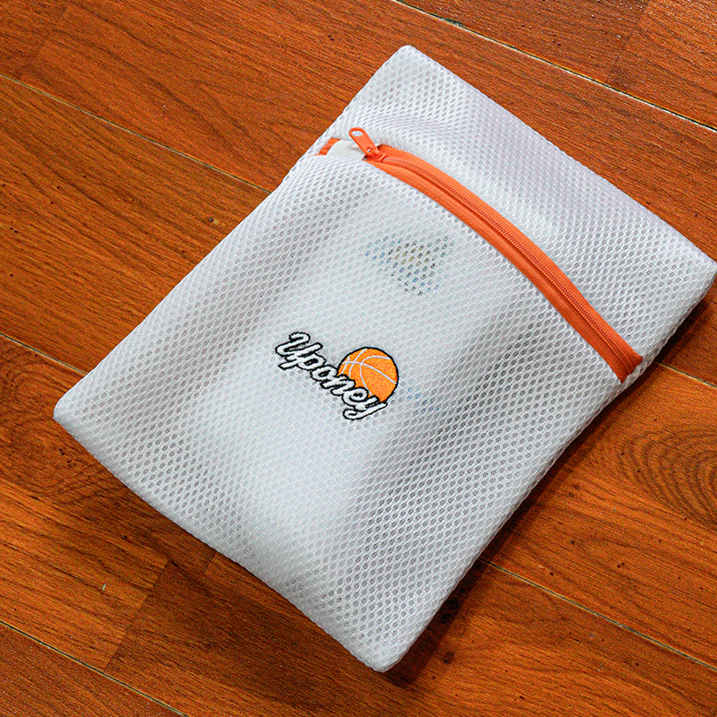 UPONEY刺绣双层网加厚洗袜袋