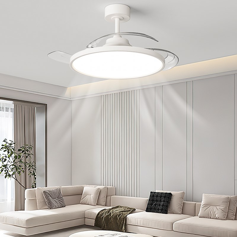 2025新款隐形风扇灯吊扇灯吸D顶家用客厅餐厅卧室电扇吊灯