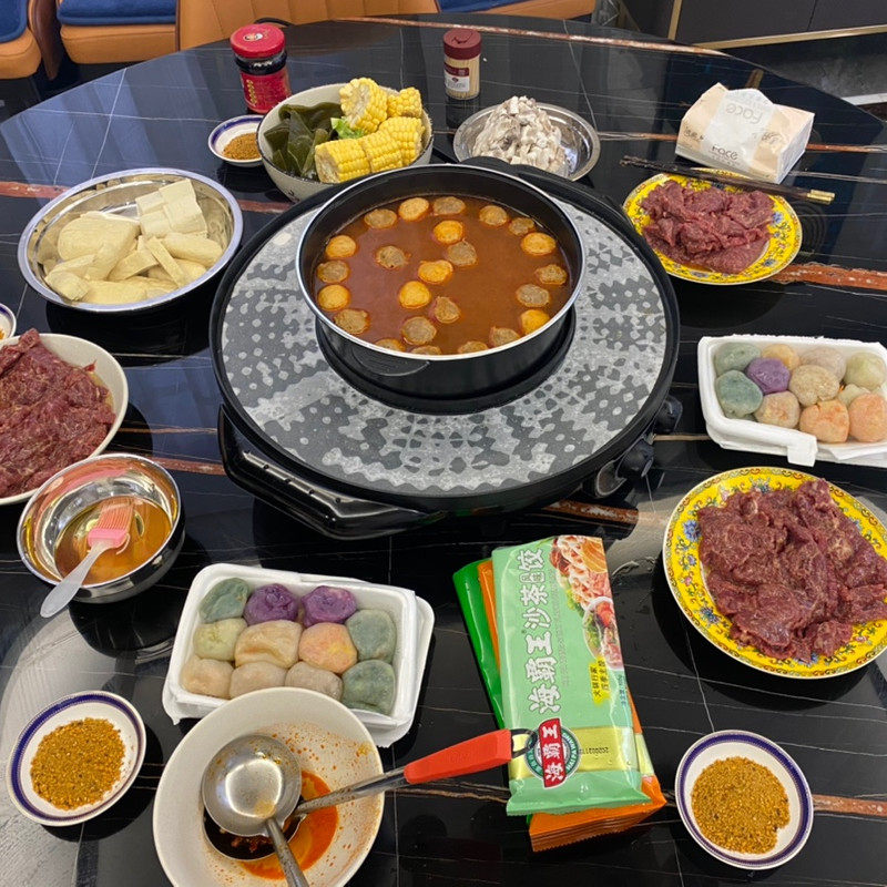 多功能涮烤一体锅火锅可分离电烧烤炉家用无油烟不粘电烤盘烤肉机