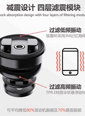 SETES跑车仿赛跑车专用手机导航支架滤K震快锁套装方向立柱安装位