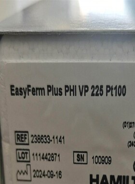 汉密尔顿EasyFerm Plus PHI  VP 225 Pt100电极238633-1141议价