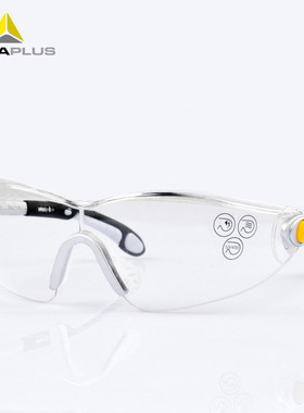 代尔塔101116防尘防刮擦防雾眼镜 户外骑行木工打磨护目镜