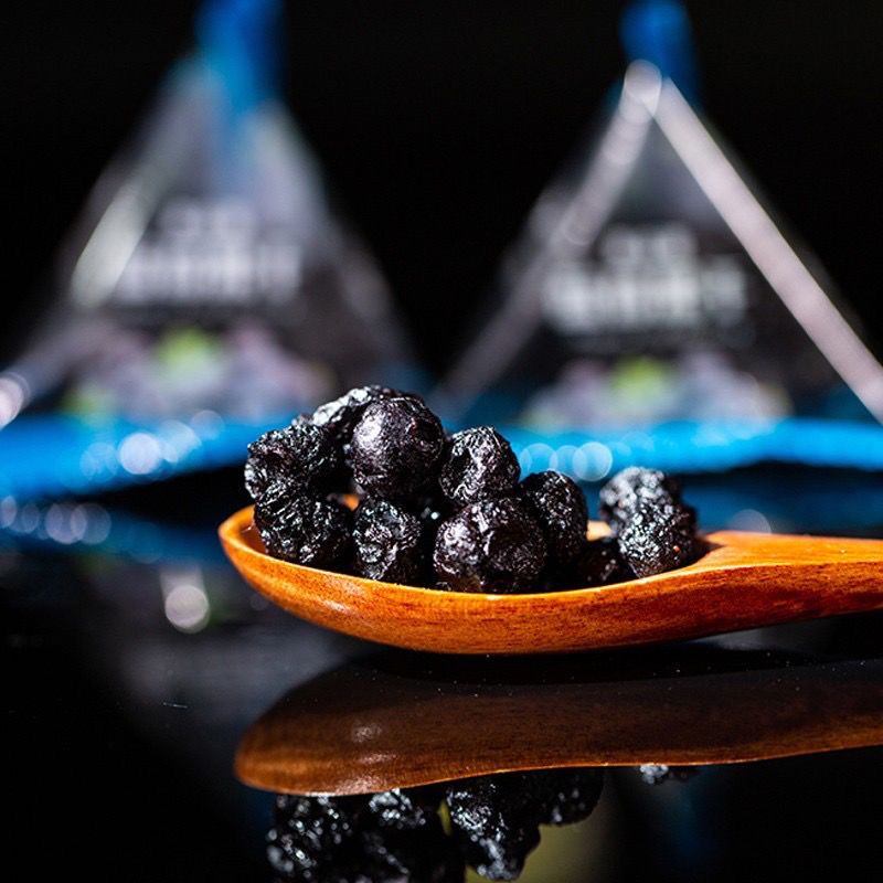 减肥解馋小零食特级特一级蓝莓干无蔗糖无添加剂儿童孕妇休闲果脯蜜饯低卡配方适配健身人群自律期吃宿舍休闲开胃解腻补充能量​