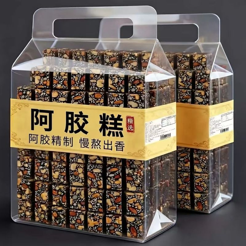 正宗纯手工阿胶阿胶女士养颜即食核桃阿胶糕正品零食便宜批发