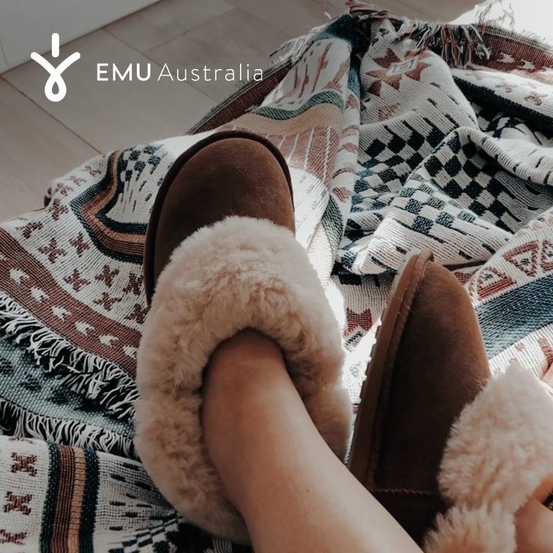 EMU Australia新品澳洲雪地靴女士羊皮靴纯羊毛保暖平底鞋WP11850