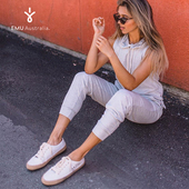 Australia春夏季 帆布平底女鞋 新款 时尚 EMU 小白鞋 休闲鞋 运动鞋