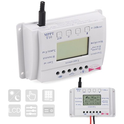 Solar Controller 20A 30A 12/24V MPPT LCD IntelRligent Automa