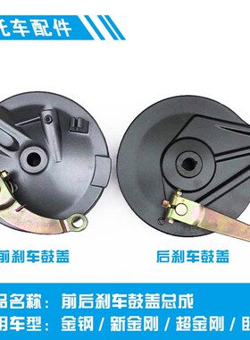 适用 钱江摩托车配件钱江金钢QJx125-18A/28卧龙 前后刹车鼓盖总