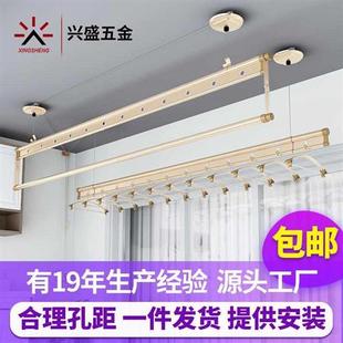 郁金香晾衣架升降配件通用手摇器动滑轮双杆手柄阳台衣架把手