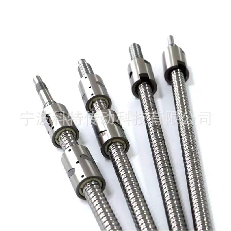 S55C材质扎制滚珠丝杠 厂家直销直筒螺帽带滚珠 C5精度