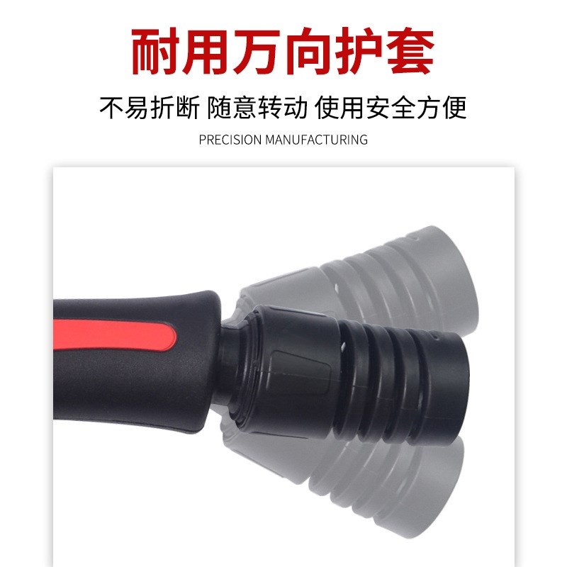 P80枪头方柄双色新款圆柄等离子切割炬割把LGK-100仿黑狼枪把