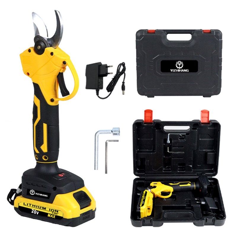 充电式果树修剪树多种功能锂电剪刀21v电动修枝剪家用枝剪刀园林