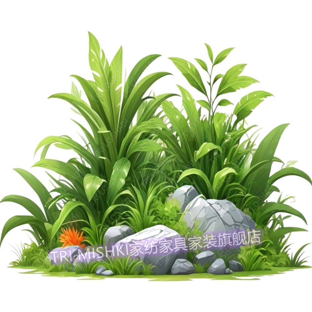 绿叶小草贴纸爆款鲜花粘贴画遮丑补洞专用养眼好心情衣柜门窗贴画