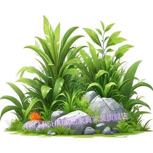 绿叶小草贴纸爆款鲜花粘贴画遮丑补洞专用养眼好心情衣柜门窗贴画