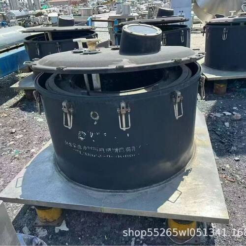 1250型1000型衬塑平板刮刀下卸料离心机不锈钢吊袋式密闭离心机
