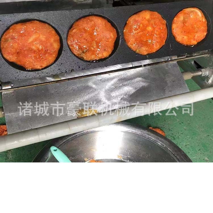 酸菜饼 泡菜饼生产厂家 全自动煎酸菜饼生线 自动注浆注油煎制出