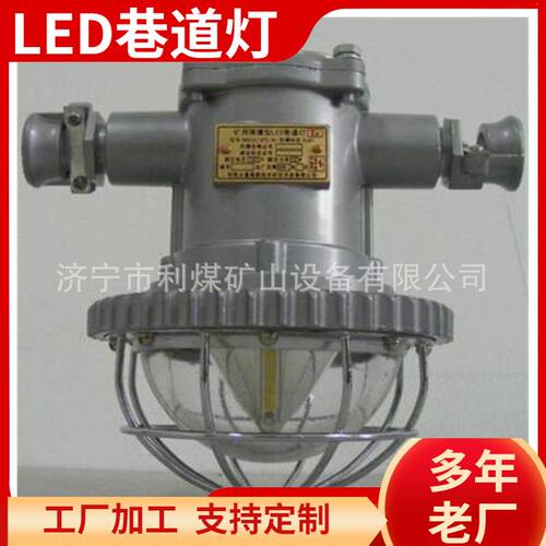厂家供应30w矿用防爆巷道照明灯DJS/DGS30/127L矿用圆形LED巷道灯